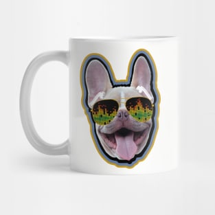 French Bull Dog Airbuds & shades Mug